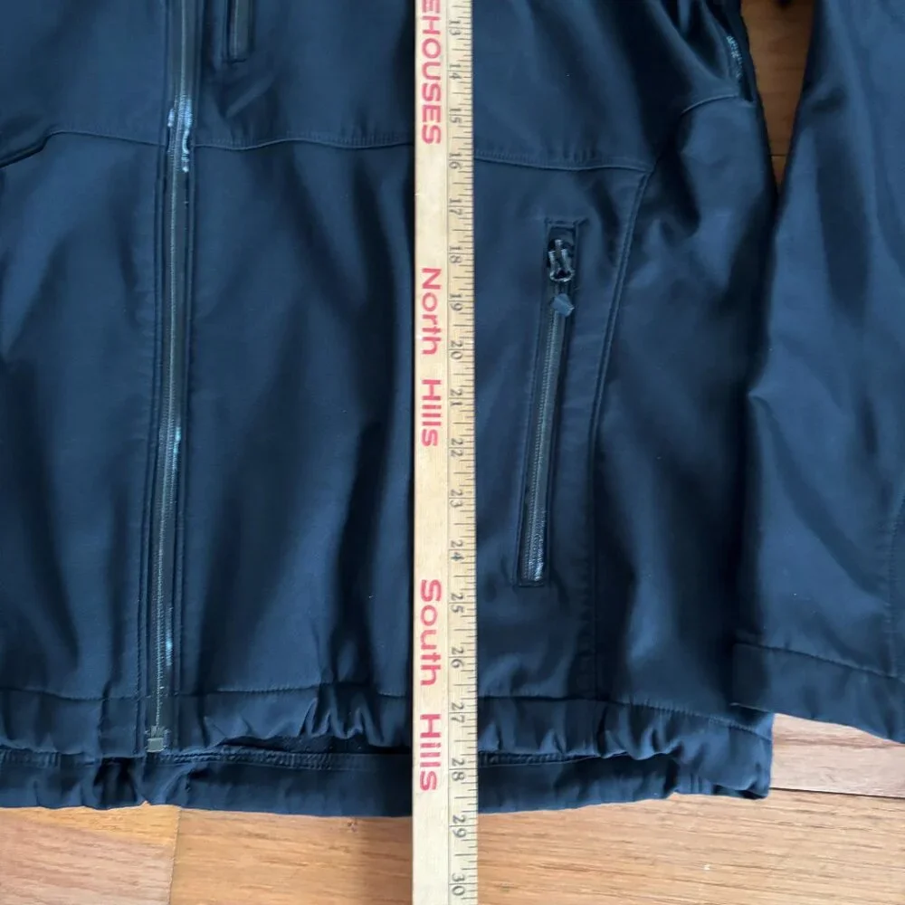 VTG Karbon Ski Jacket Mens‎ XL Nylon Softshell Waterproof Snowboarding Full Zip